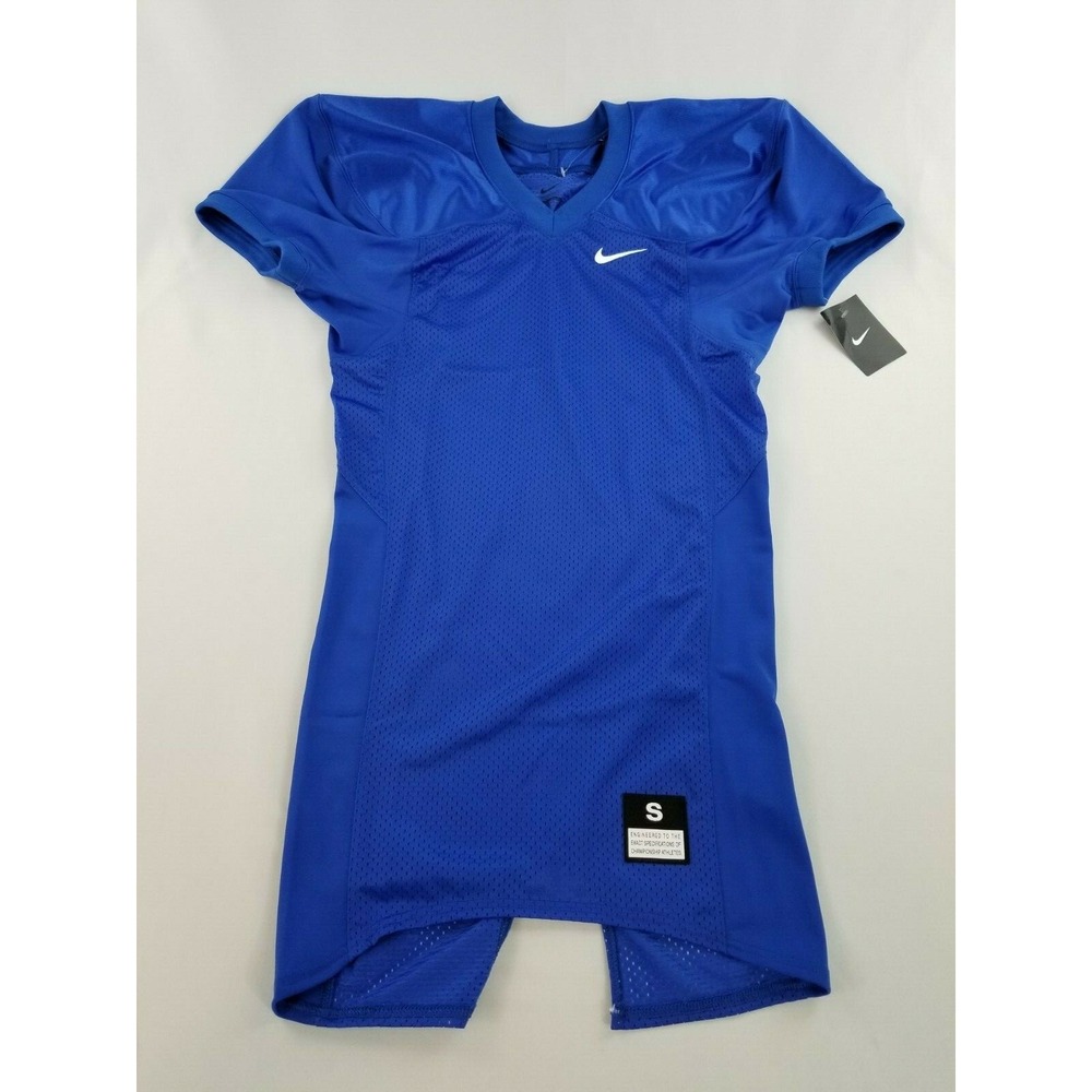 Nike men jersey shirt football top 535703 493 blue S MSRP $55